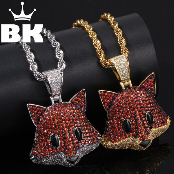 the bling king custom little foxpandent cz pendant necklace hip hop full iced out cubic zirconia gold sliver cz stone, Silver
the bling king custom little foxpandent cz pendant necklace hip hop full iced out cubic zirconia gold sliver cz stone, Silver