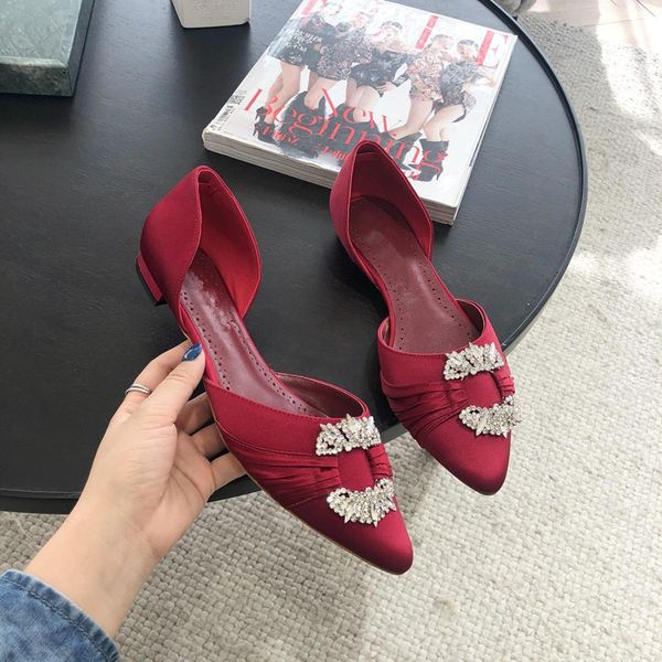 new arrival women fashion bow diamond wedding shoes lady flat shoes versatile high heel shoes elegant and stilettos, Black
new arrival women fashion bow diamond wedding shoes lady flat shoes versatile high heel shoes elegant and stilettos, Black