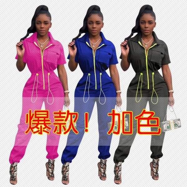 w8228 cross-border platform womens supply fashion casual urban memory-like retractable waist jumpsuit, Black;white
w8228 cross-border platform womens supply fashion casual urban memory-like retractable waist jumpsuit, Black;white