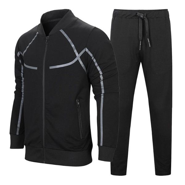 men running jogging sportswear sets sweatshirt sweatpants gym fitness bodybuilding breathable male tracksuits leisure suits, Black;blue
men running jogging sportswear sets sweatshirt sweatpants gym fitness bodybuilding breathable male tracksuits leisure suits, Black;blue