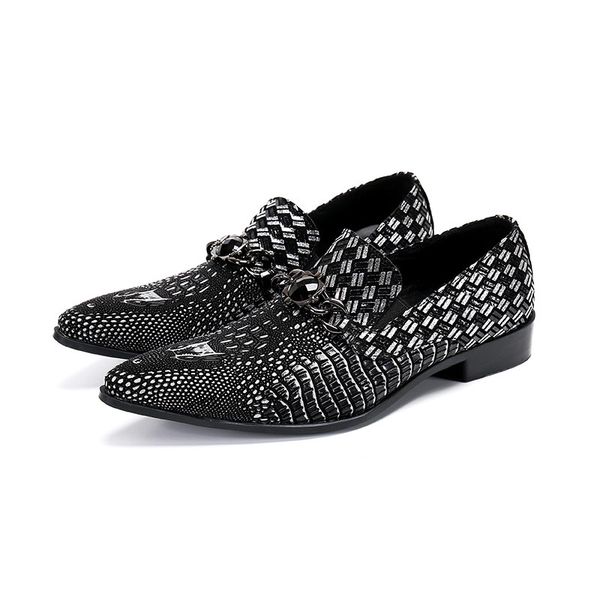 new arrival men black formal shoes fashion alligator pattern office career leather shoes man slip on business leisure dress zapatos sl-29
new arrival men black formal shoes fashion alligator pattern office career leather shoes man slip on business leisure dress zapatos sl-29