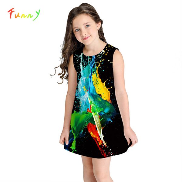 8-12t girls dress funny 3d printed princess dress girl summer colorful sleeveless mini kids dresses for girls clothes vestidos, Red;yellow
8-12t girls dress funny 3d printed princess dress girl summer colorful sleeveless mini kids dresses for girls clothes vestidos, Red;yellow