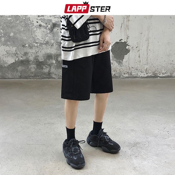 men's shorts lappster men black cotton cargo 2021 summer mens kpop harajuku streetwear hip hop joggers male khaki sweat, White;black
men's shorts lappster men black cotton cargo 2021 summer mens kpop harajuku streetwear hip hop joggers male khaki sweat, White;black
