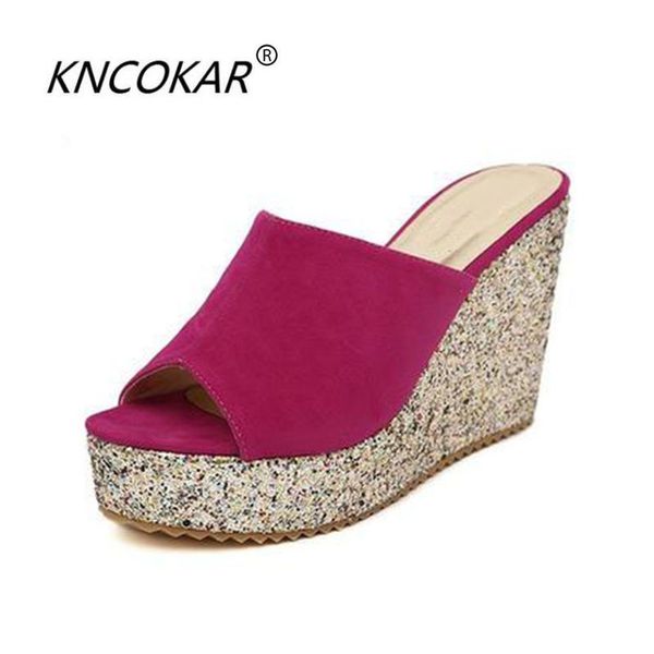 the 2020 summer sandals fashion high thick wedge bottom sequined shoes nightclubs with fish mouth sandals, slippers and sexy, Black
the 2020 summer sandals fashion high thick wedge bottom sequined shoes nightclubs with fish mouth sandals, slippers and sexy, Black
