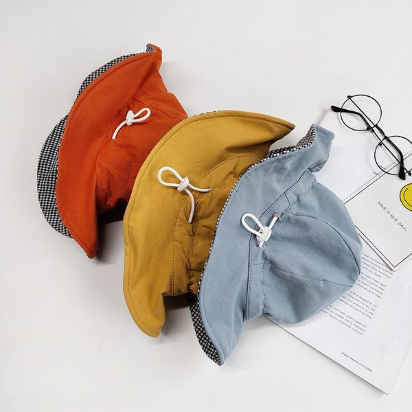 korean bucket bucket double-sided fine plaid solid color adjustable kids' fisherman hat fabric sunshade baby basin hat, Blue;gray
korean bucket bucket double-sided fine plaid solid color adjustable kids' fisherman hat fabric sunshade baby basin hat, Blue;gray