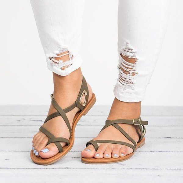 plus size sandals women 2020 fashion new buckle strap flat sandals women shoes casual beach ladies summer shoes footwear vt783 y200620, Black
plus size sandals women 2020 fashion new buckle strap flat sandals women shoes casual beach ladies summer shoes footwear vt783 y200620, Black