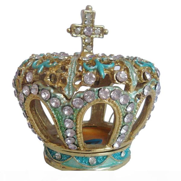 crown w cross bejeweled trinket box rhinestone golden jewelry box for ring gift for her decorative tabletop, Black;white
crown w cross bejeweled trinket box rhinestone golden jewelry box for ring gift for her decorative tabletop, Black;white