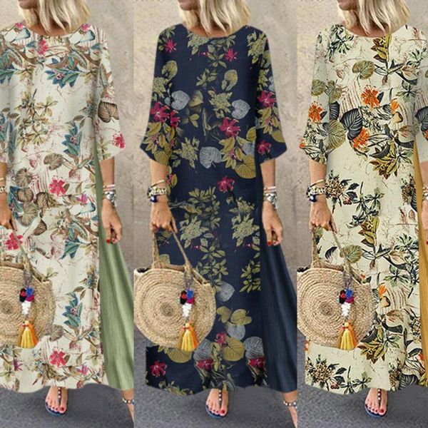 women boho party linen kaftan maxi dress ladies flower beach long shirt loose holiday sundress dropshipping, Black;gray
women boho party linen kaftan maxi dress ladies flower beach long shirt loose holiday sundress dropshipping, Black;gray