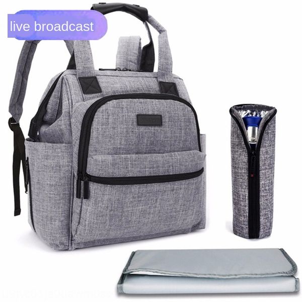 thermal insulation insulation mummy mommy fashionable large capacity mom bag nylon waterproof multifunctional baby bag
thermal insulation insulation mummy mommy fashionable large capacity mom bag nylon waterproof multifunctional baby bag