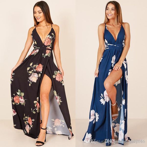 wholesale women dress deep v-neck vest sling back shoulder ribbon split sleeveless flower print lady long maxi dresses skirt s-xl, Black;gray
wholesale women dress deep v-neck vest sling back shoulder ribbon split sleeveless flower print lady long maxi dresses skirt s-xl, Black;gray