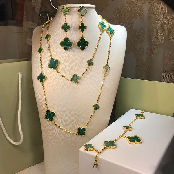 2020 jewelry for women natural malachite flower clover set four leaf flower necklace bracelet earring set jewelry ing, Silver
2020 jewelry for women natural malachite flower clover set four leaf flower necklace bracelet earring set jewelry ing, Silver