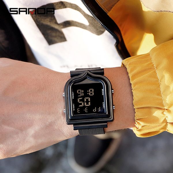 new style watch mens multi-function digital waterproof fashion junior high school students outdoor sports female electronic watch, Slivery;brown
new style watch mens multi-function digital waterproof fashion junior high school students outdoor sports female electronic watch, Slivery;brown
