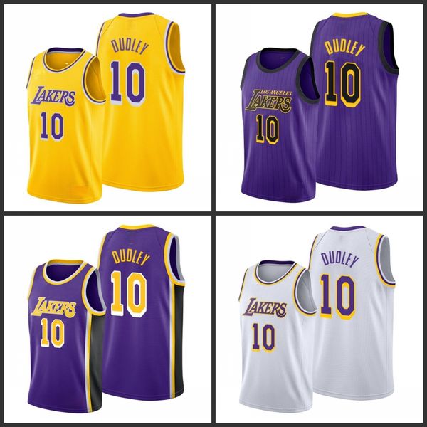 los angeles lakers jared dudley men city basketball jersey, Black