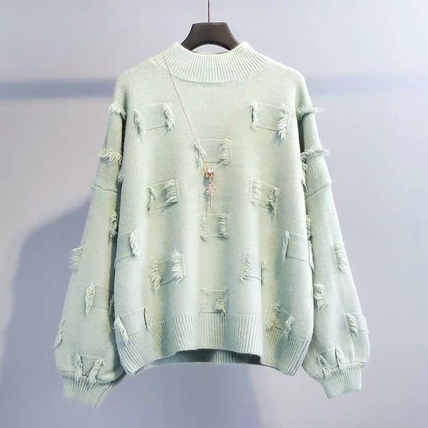 women's sweaters loose pullover women outerwear 2021 autumn winter fashion tassel long sleeve o-neck knitted female sweater, White;black
women's sweaters loose pullover women outerwear 2021 autumn winter fashion tassel long sleeve o-neck knitted female sweater, White;black