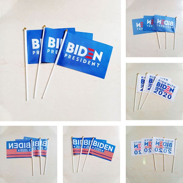 factory dropshipping customized trump garden flag biden election flag 14*21 20*30 double sided printed 2020 campaign flag c1401
