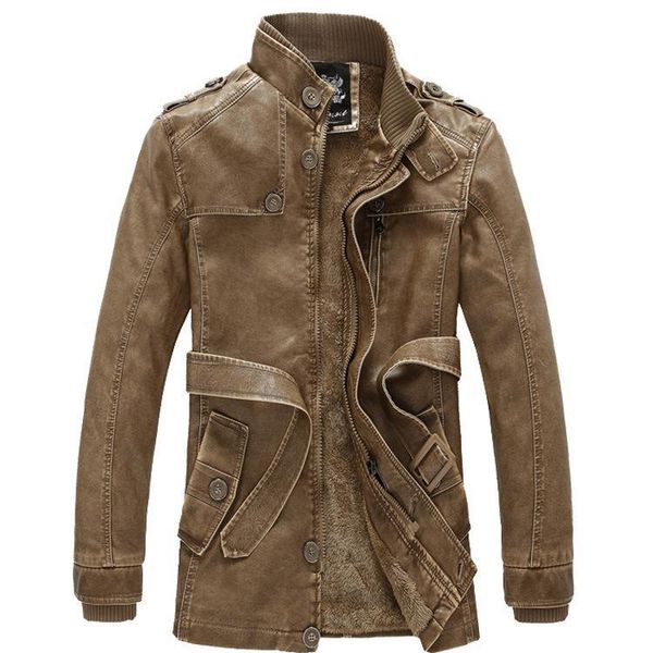 vintage winter men's pu jacket motorcycle coats thick fleece lining warm outerwear slim fit male leather coat 4xl 3xl yellow top, Black
vintage winter men's pu jacket motorcycle coats thick fleece lining warm outerwear slim fit male leather coat 4xl 3xl yellow top, Black