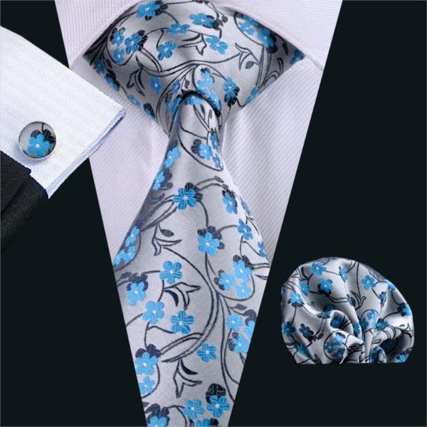 fa-999 barry.wang mens ties grays floral silk jacquard tie hanky cufflinks set men's business gift ties for men ing, Black;gray
fa-999 barry.wang mens ties grays floral silk jacquard tie hanky cufflinks set men's business gift ties for men ing, Black;gray