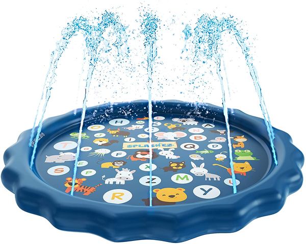 splashez 3-in-1 sprinkler for kids, splash pad, and wading pool for learning children's sprinkler pool, 60'' inflatable water
splashez 3-in-1 sprinkler for kids, splash pad, and wading pool for learning children's sprinkler pool, 60'' inflatable water