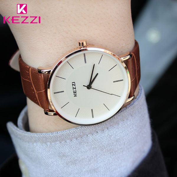 kezzi woman leather strap quartz watches fashion formal analog japan movement waterproof ladies dress watch clock women, Slivery;brown
kezzi woman leather strap quartz watches fashion formal analog japan movement waterproof ladies dress watch clock women, Slivery;brown
