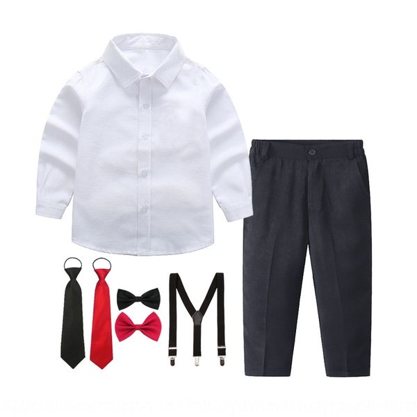 mhhuq children's performance white shirt long sleeve four-piece pant suit dress pants set trousers suit children's chorus straps d, White;black
mhhuq children's performance white shirt long sleeve four-piece pant suit dress pants set trousers suit children's chorus straps d, White;black