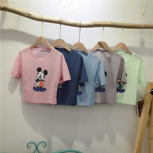 wpxvs new elastic ice silk cotton and linen cartoon t-shirt children's clothing short-sleeved t-shirt children's korean round coll, Blue
wpxvs new elastic ice silk cotton and linen cartoon t-shirt children's clothing short-sleeved t-shirt children's korean round coll, Blue