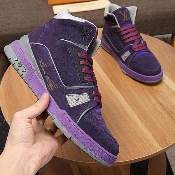 luxury mens shoes fashion boots sneakers outdoor lace -up with origin box breathable trainer sneaker mid -mens shoes fashion type bottes, Black 
luxury mens shoes fashion boots sneakers outdoor lace -up with origin box breathable trainer sneaker mid -mens shoes fashion type bottes, Black