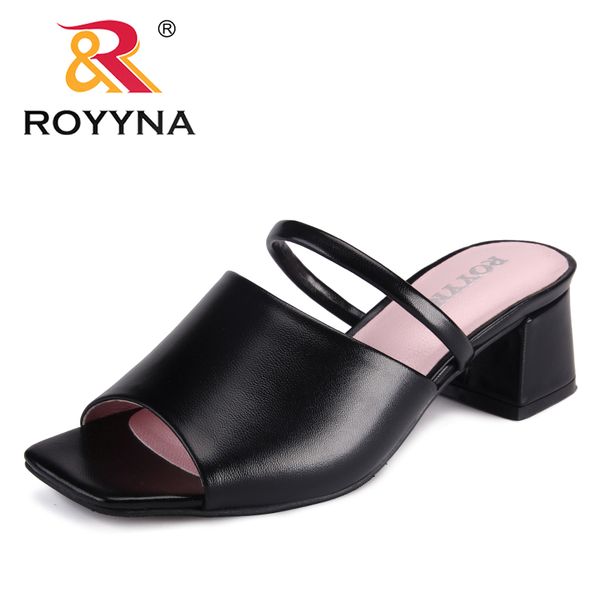 slippers royyna style women microfiber femme summer shoes hoof heels lady slides comfortable light, Black
slippers royyna style women microfiber femme summer shoes hoof heels lady slides comfortable light, Black