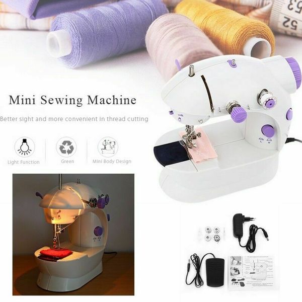portable mini electric desksewing machine double speed automatic thread with light with power supply small household
portable mini electric desksewing machine double speed automatic thread with light with power supply small household
