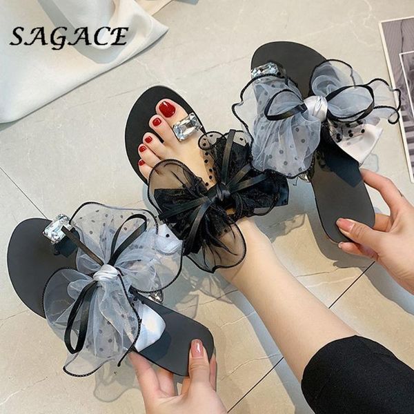 sagace rhinestone slippers women girls summer flat sandals bownot slip on flip flop casual shoes beach sandals female slippers, Black
sagace rhinestone slippers women girls summer flat sandals bownot slip on flip flop casual shoes beach sandals female slippers, Black