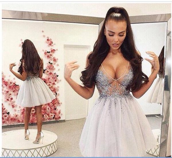 2020 new arrival short homecoming dress with beaded illusion bodice short prom dress custom made, Red
2020 new arrival short homecoming dress with beaded illusion bodice short prom dress custom made, Red