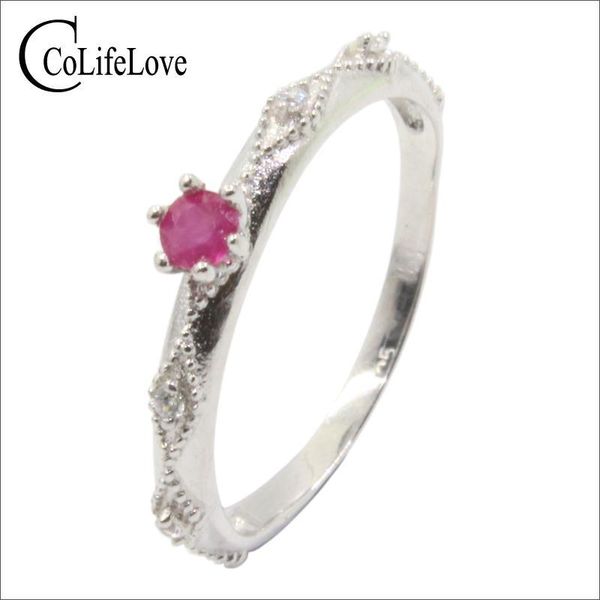 vintage ruby engagement ring for woman 3 mm natural ruby silver ring solid 925 silver ruby jewelry romantic birthday gift
vintage ruby engagement ring for woman 3 mm natural ruby silver ring solid 925 silver ruby jewelry romantic birthday gift