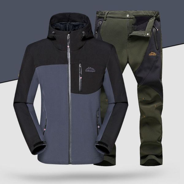 outdoor jackets&hoodies man winter waterproof fishing camping fleece softshell jacket pant set sport hiking trousers size -5xl, Blue;black
outdoor jackets&hoodies man winter waterproof fishing camping fleece softshell jacket pant set sport hiking trousers size -5xl, Blue;black