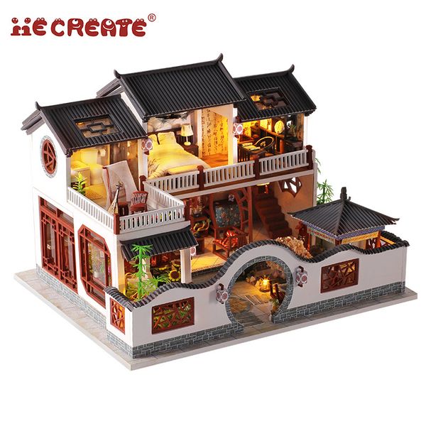 iie create dollhouse furniture chinese style wooden miniature doll house diy toys for children with light lamps christmas gift y200414
iie create dollhouse furniture chinese style wooden miniature doll house diy toys for children with light lamps christmas gift y200414