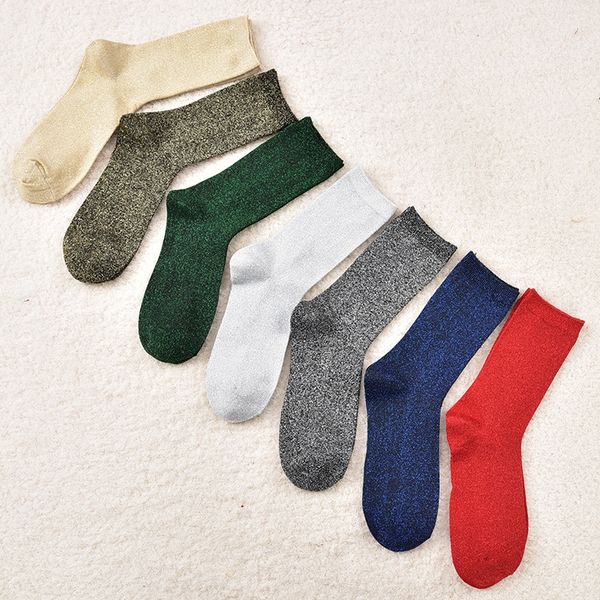 gold silver silk stockings and and women's solid color middle tube stacked socks thin breathable women's socks, Pink;yellow
gold silver silk stockings and and women's solid color middle tube stacked socks thin breathable women's socks, Pink;yellow