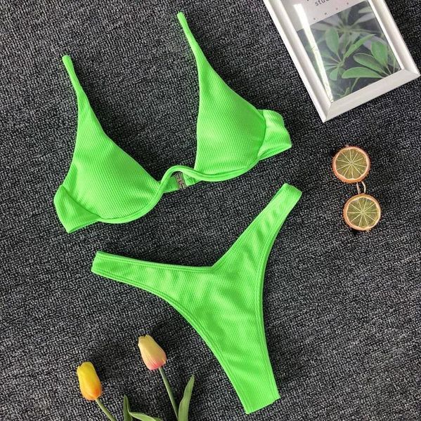 fashion 2020 female solid summer women bikinis set casual bathing acrylic suit low waist swimsuit brazilian biquini bikini swimwear, White;black
fashion 2020 female solid summer women bikinis set casual bathing acrylic suit low waist swimsuit brazilian biquini bikini swimwear, White;black