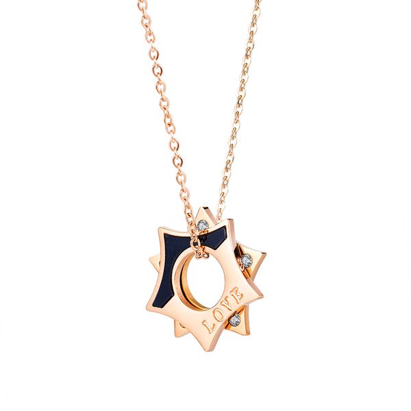 2020 new tidal titanium steel necklace female fashion simple double star clavicle chain pendants jewelry necklace gift to girlsfreinds, Silver
2020 new tidal titanium steel necklace female fashion simple double star clavicle chain pendants jewelry necklace gift to girlsfreinds, Silver