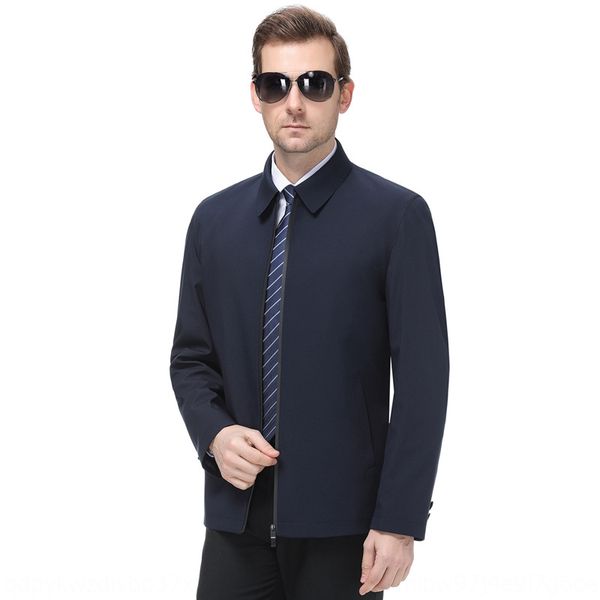 jq0i2 men's autumn for middle-aged and jacket elderly spring and autumn new men's business leisure lapel jacket solid color dad le, Black;brown
jq0i2 men's autumn for middle-aged and jacket elderly spring and autumn new men's business leisure lapel jacket solid color dad le, Black;brown