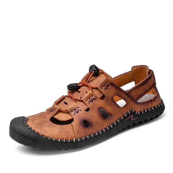 sandals men's fashion leather men beach summer outdoor breathable casual shoes male zapatos de hombre, Black
sandals men's fashion leather men beach summer outdoor breathable casual shoes male zapatos de hombre, Black