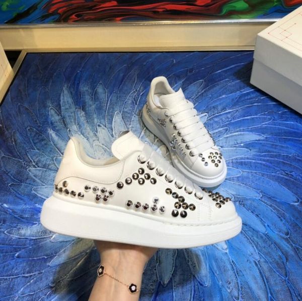 original leather designer mens women platform shoes lace-up ghost head rivets graffiti sneakers hombre zapatos 35-46, Black
original leather designer mens women platform shoes lace-up ghost head rivets graffiti sneakers hombre zapatos 35-46, Black