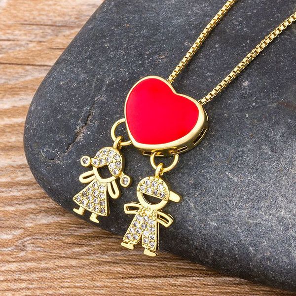 boy & girl pendant choker necklace red/black color family chain necklaces women couple lovers copper cz jewelry gift, Silver
boy & girl pendant choker necklace red/black color family chain necklaces women couple lovers copper cz jewelry gift, Silver