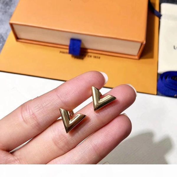 e 2018 fashion simple letter earrings glossy v stud earrings stainless steel jewelry ing, Golden
e 2018 fashion simple letter earrings glossy v stud earrings stainless steel jewelry ing, Golden