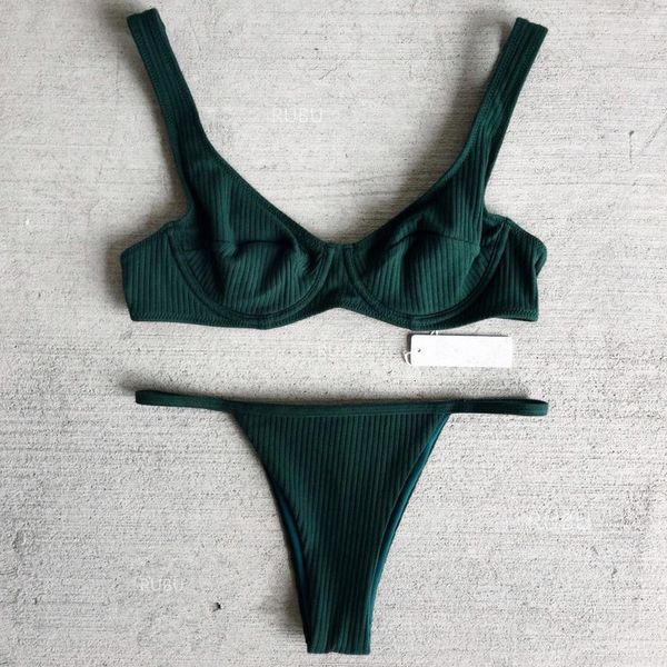 white green bikini new padded underwire solid color bikini set women swimsuit low waisted padded swimwear beacher, White;black
white green bikini new padded underwire solid color bikini set women swimsuit low waisted padded swimwear beacher, White;black