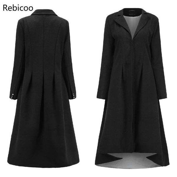 autumn winter women swallowtail wool long black trench dress coats slim blazer dress 4xl 5xl plus size loose goth trench outwear
autumn winter women swallowtail wool long black trench dress coats slim blazer dress 4xl 5xl plus size loose goth trench outwear