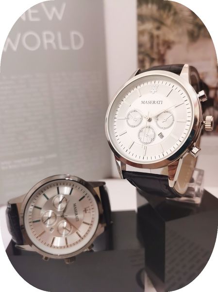 business men's quartz watch waterproof casual watch designer calendar watch leather strap with original box, Slivery;brown
business men's quartz watch waterproof casual watch designer calendar watch leather strap with original box, Slivery;brown