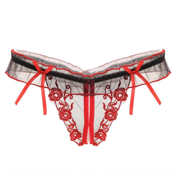 embroidered open crotch transparent lace underwear temptation women's average size underwear cute lace bow thong, Black;white
embroidered open crotch transparent lace underwear temptation women's average size underwear cute lace bow thong, Black;white