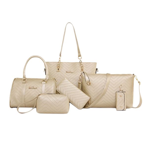 embossed lozenge six pieces set single-shoulder bag for women handbag different size bags fashion shoulder bag
embossed lozenge six pieces set single-shoulder bag for women handbag different size bags fashion shoulder bag
