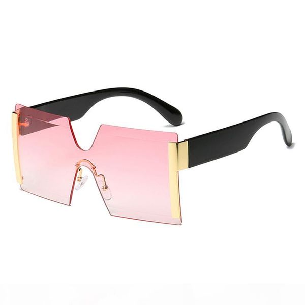 2020 fashion super large square frameless ladies sunglasses brand designer flat big sunglasses women travel summer popular, White;black
2020 fashion super large square frameless ladies sunglasses brand designer flat big sunglasses women travel summer popular, White;black