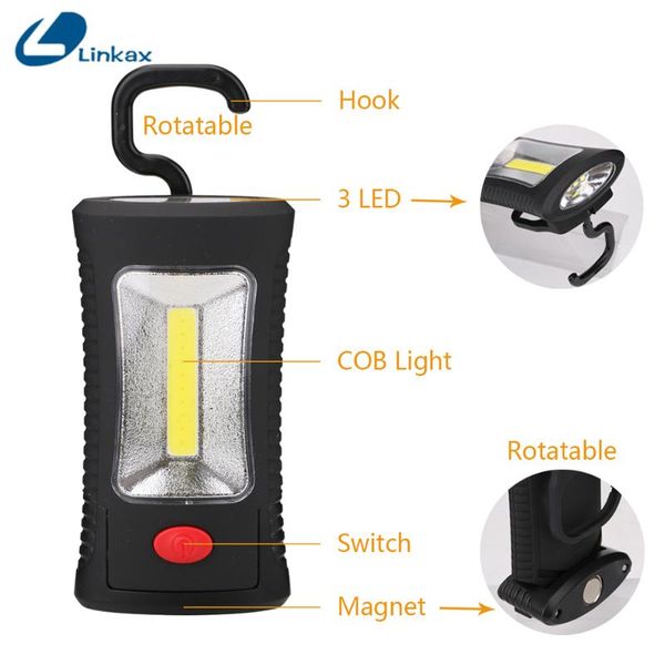 flashlights torches portable multifunctional cob+3 led stand torch outdoor handy lamp work camp light tent hang with magnet hook
flashlights torches portable multifunctional cob+3 led stand torch outdoor handy lamp work camp light tent hang with magnet hook