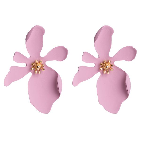 exaggerated earrings girl heart alloy flower earrings new style, Golden 
exaggerated earrings girl heart alloy flower earrings new style, Golden