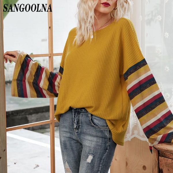 women's blouses & shirts 2021 boho blouse elegant floral print flare sleeve shirt striped long women spring autumn chic, White
women's blouses & shirts 2021 boho blouse elegant floral print flare sleeve shirt striped long women spring autumn chic, White